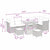 Garden Sofa Set Height-Adjustable 9 pcs Black Poly Rattan