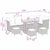 Garden Sofa Set Height-Adjustable 10 pcs Black Poly Rattan