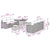 Garden Sofa Set Height-Adjustable 9 pcs Black Poly Rattan