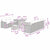 Garden Sofa Set Height-Adjustable 10 pcs Black Poly Rattan