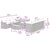 Garden Sofa Set Height-Adjustable 11 pcs Black Poly Rattan