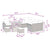 Garden Sofa Set Height-Adjustable 12 pcs Black Poly Rattan