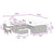 Garden Sofa Set Height-Adjustable 13 pcs Black Poly Rattan