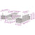Garden Sofa Set with Cushion 8 pcs Black Poly rattan