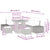 Garden Sofa Set with Cushion 8 pcs Black Poly rattan