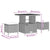 Garden Sofa Set with Cushion 13 pcs Black Poly rattan