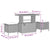 Garden Sofa Set with Cushion 13 pcs Black Poly rattan