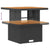 Garden Sofa Set with Cushion Manual 8 pcs Black 80 x 80 x 71 cm