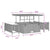 Garden Sofa Set with Cushion 11 pcs Black 100 x 100 x 71 cm