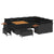 Garden Sofa Set with Cushion 12 pcs Black 100 x 100 x 71 cm