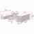 Garden Sofa Set with Cushion 11 pcs Black 80 x 80 x 71 cm