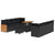 Garden Sofa Set with Cushion 11 pcs Black 90 x 55 x 71 cm