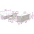 Garden Sofa Set with Cushion 11 pcs Black 90 x 55 x 71 cm