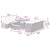 Garden Sofa Set with Cushion 11 pcs Black 100 x 100 x 71 cm