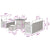 Garden Sofa Set with Cushion 13 pcs Black 80 x 80 x 71 cm