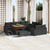 Garden Sofa Set with Cushion 13 pcs Black 100 x 100 x 71 cm