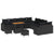 Garden Sofa Set with Cushion 13 pcs Black 90 x 55 x 71 cm