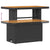 Garden Sofa Set with Storage 13 pcs Black Poly rattan