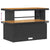 Garden Sofa Set with Storage 14 pcs Black Poly rattan