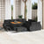 Garden Sofa Set with Cushion 13 pcs Black 100 x 100 x 71 cm
