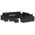 Garden Sofa Set with Cushion 13 pcs Black 90 x 55 x 71 cm