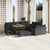 Garden Sofa Set with Cushion 13 pcs Black 100 x 100 x 71 cm