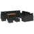 Garden Sofa Set with Cushion 14 pcs Black 110 x 55 x 71 cm