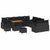 Garden Sofa Set with Cushion 13 pcs Black 90 x 55 x 71 cm