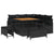 Garden Sofa Set with Cushion 8 pcs Black 100 x 100 x 71 cm
