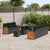 Garden Sofa Set 10 pcs Black 90 x 55 x 71 cm Poly Rattan