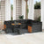 Garden Sofa Set 12 pcs Black 90 x 55 x 71 cm Poly Rattan