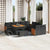 Garden Sofa Set 13 pcs Black 100 x 100 x 71 cm Poly Rattan