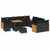 Garden Sofa Set 13 pcs Black 80 x 80 x 71 cm Poly Rattan