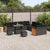 Garden Sofa Set 13 pcs Black 90 x 55 x 71 cm Poly Rattan