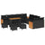 Garden Sofa Set 14 pcs Black 110 x 55 x 71 cm Poly Rattan