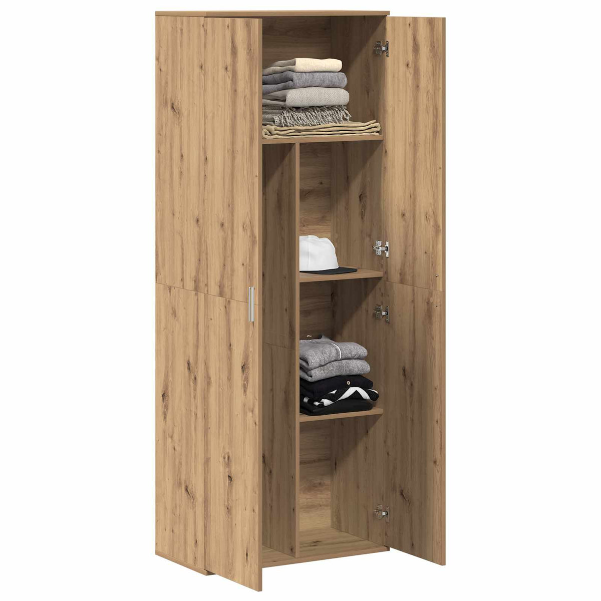 Highboard 70 x 33.5 x 180 cm Engineered Wood Artisan Oak