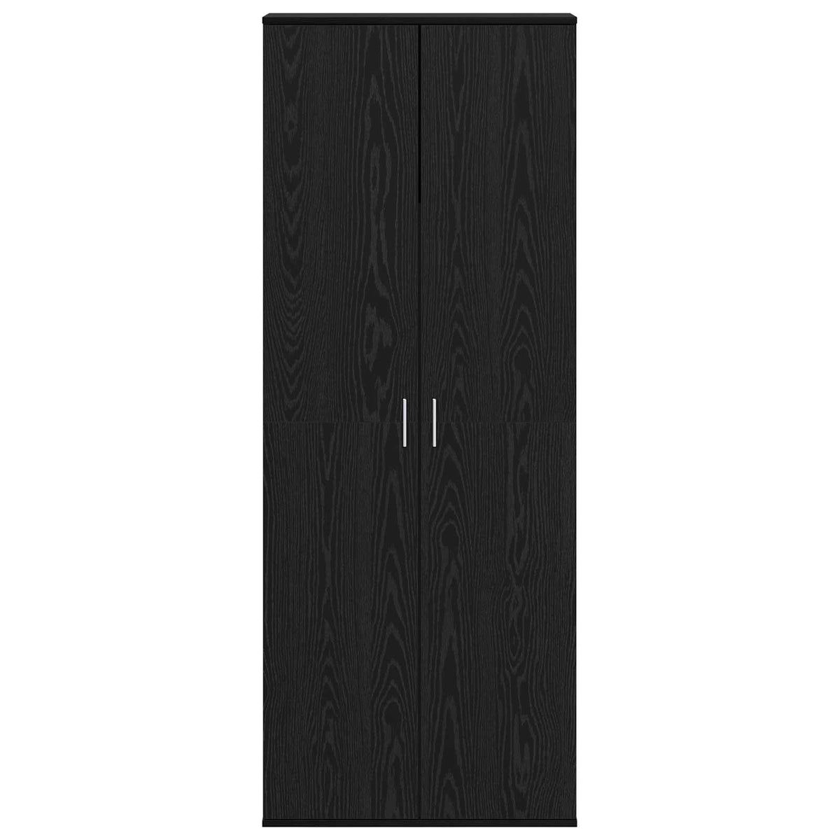 Highboard 70 x 33.5 x 180 cm Engineered Wood Black Oak