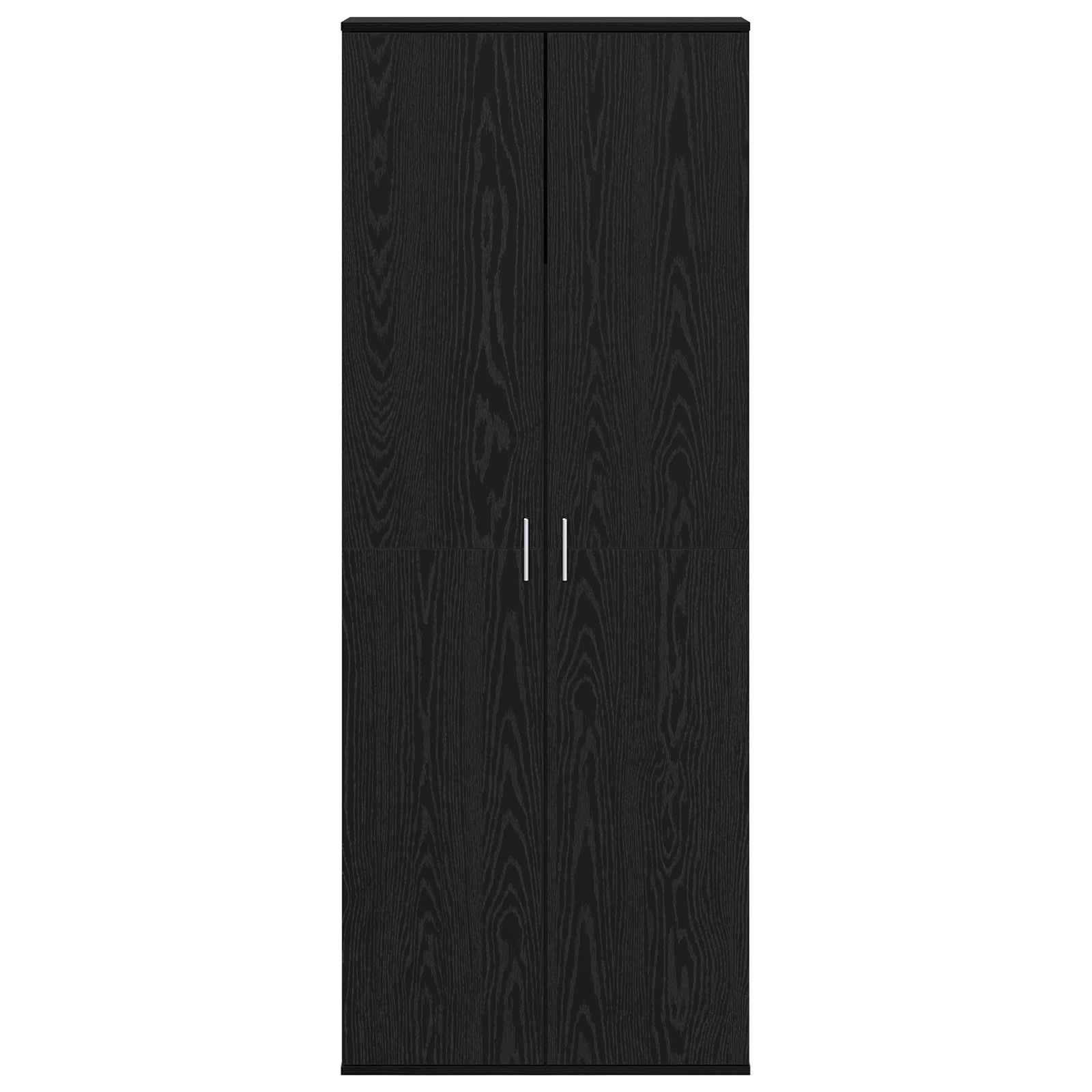 Highboard 70 x 33.5 x 180 cm Engineered Wood Black Oak