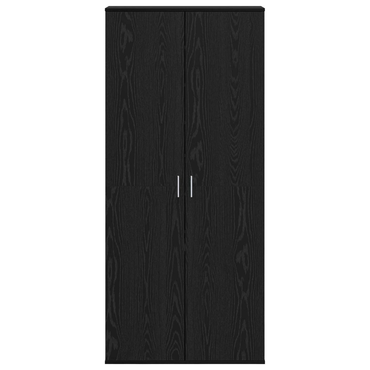Highboard 80 x 39 x 178 cm Engineered Wood Black Oak