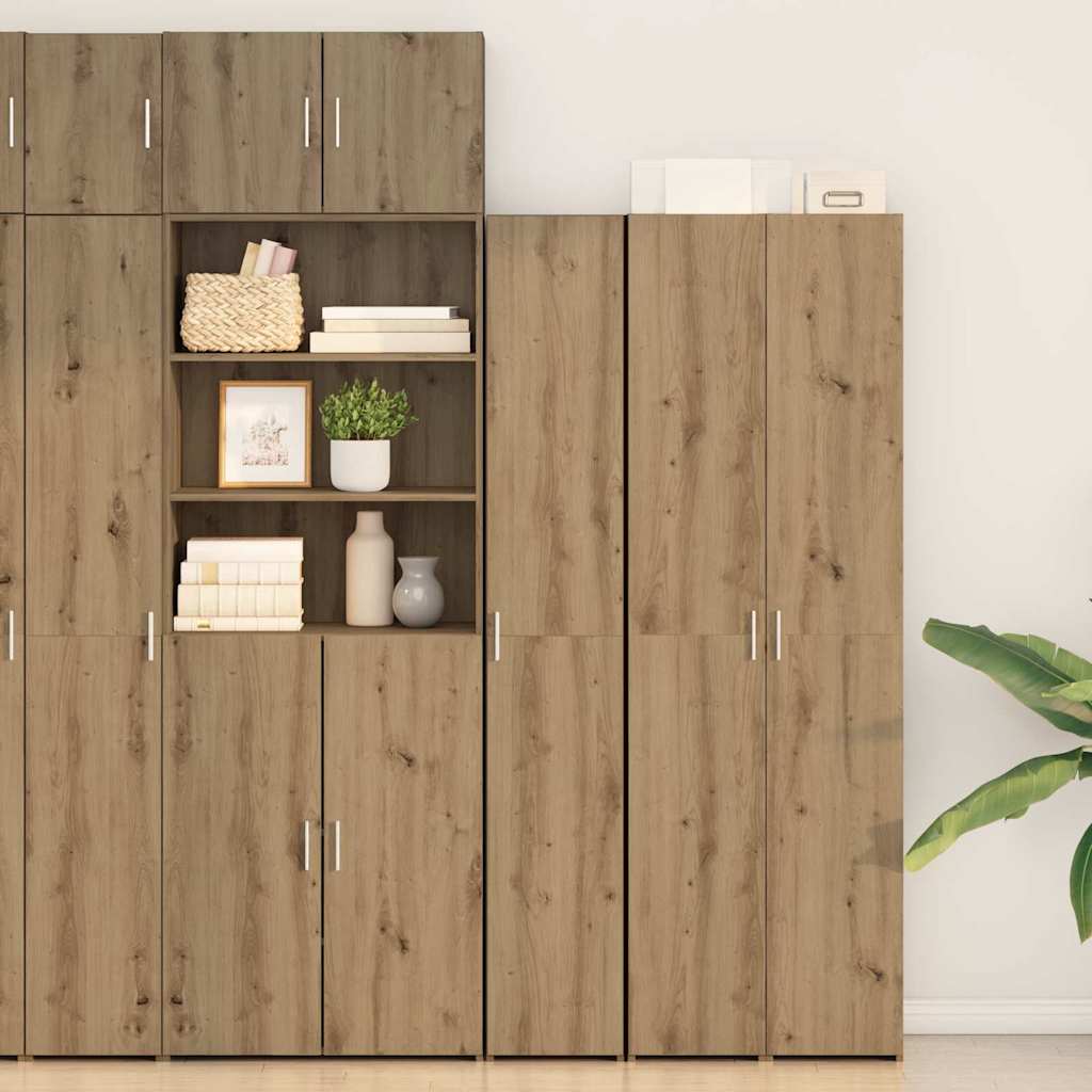 Highboard 2 pcs Artisan Oak 30 x 42,5 x 185 cm