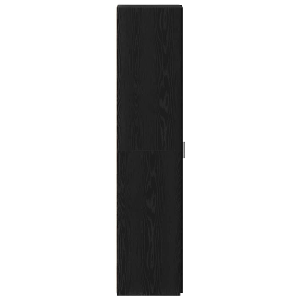 Highboard 2 pcs Black Oak 30 x 42,5 x 185 cm