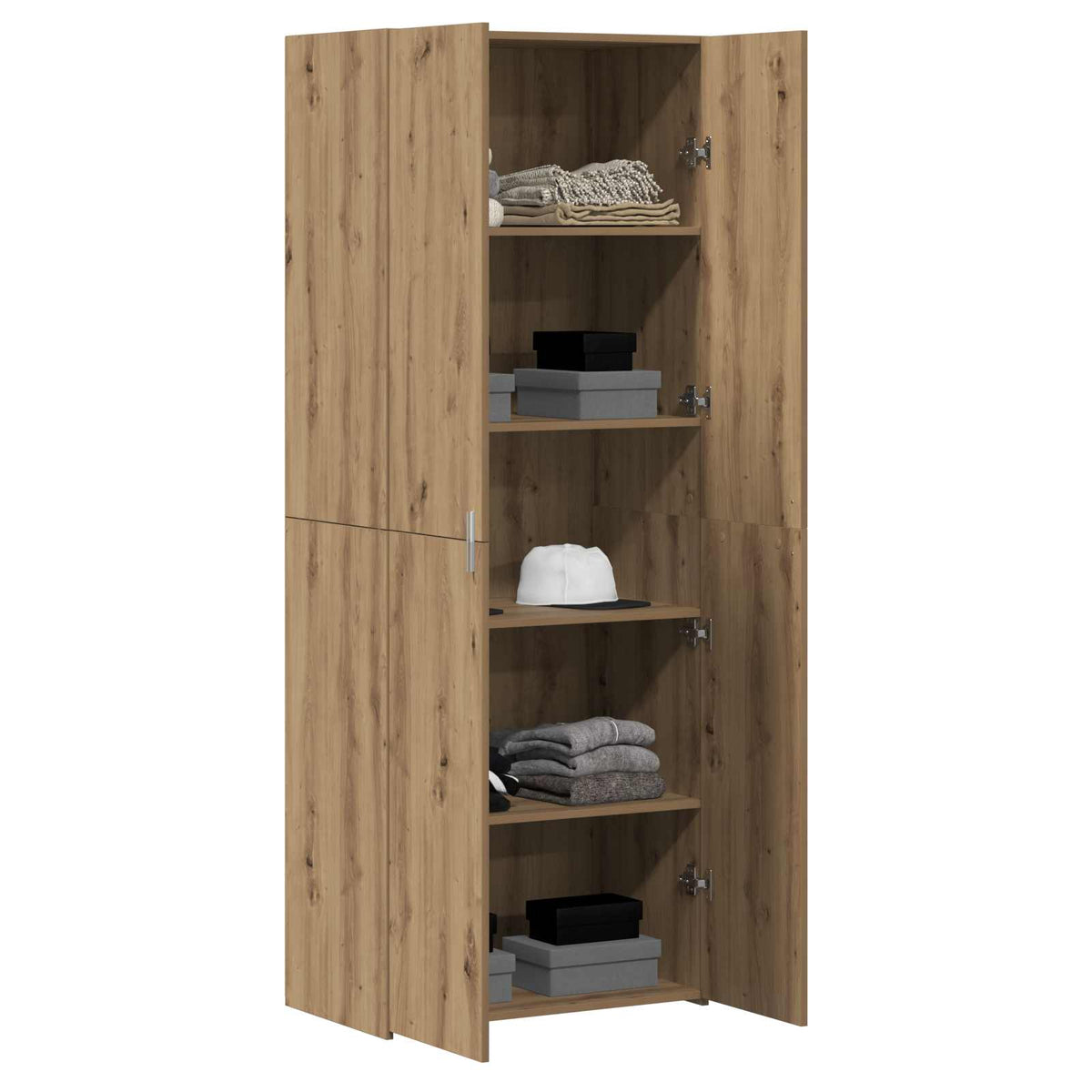 Highboard 2 pcs Artisan Oak 70 x 42,5 x 185 cm