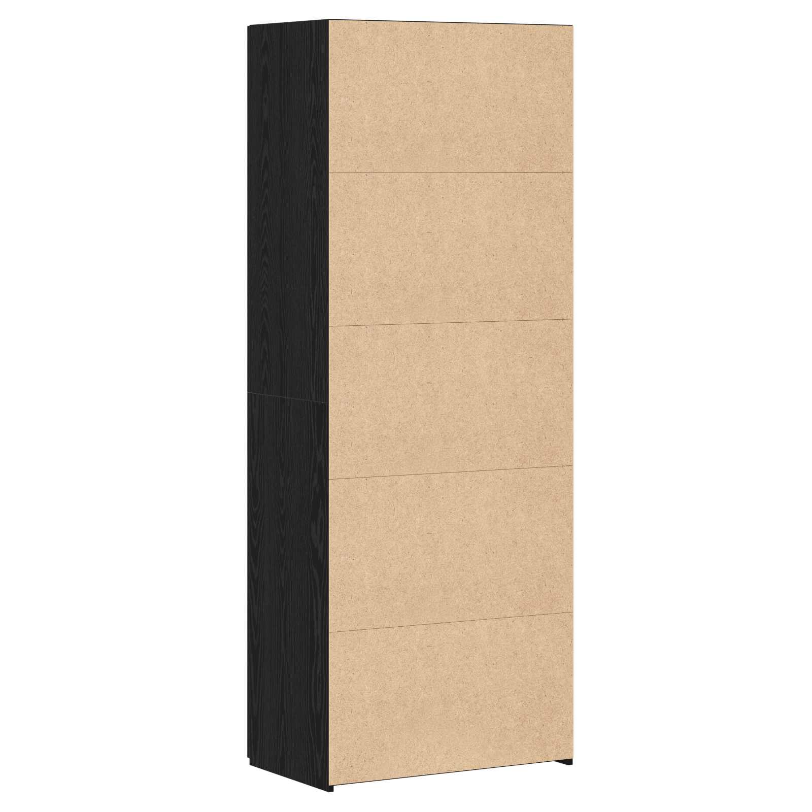 Highboard 2 pcs Black Oak 70 x 42,5 x 185 cm
