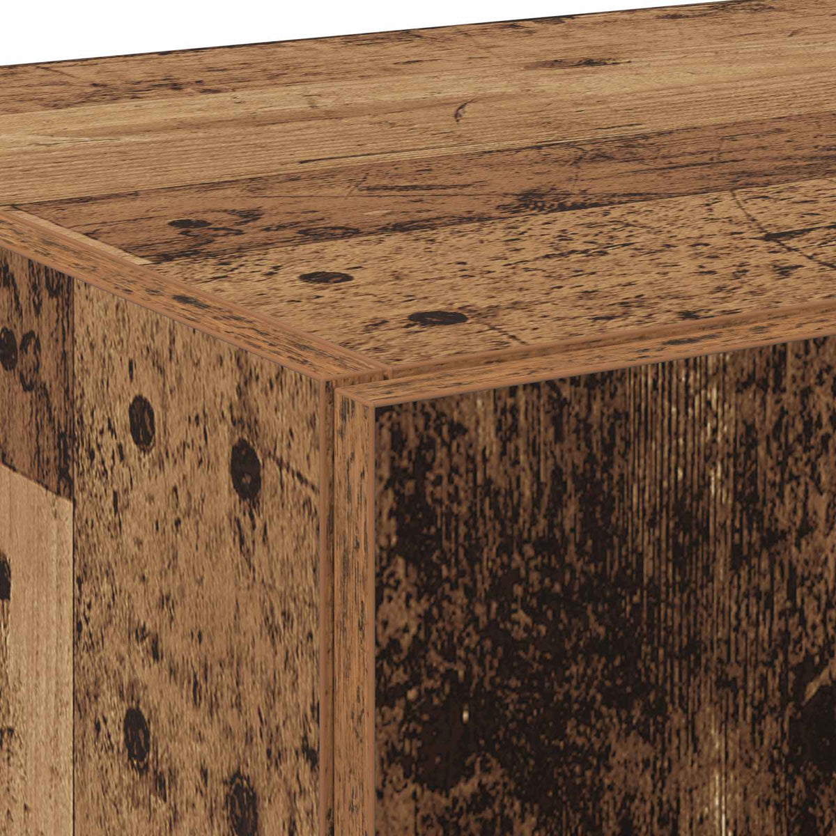 Highboard 2 pcs Old Wood 70 x 42,5 x 185 cm