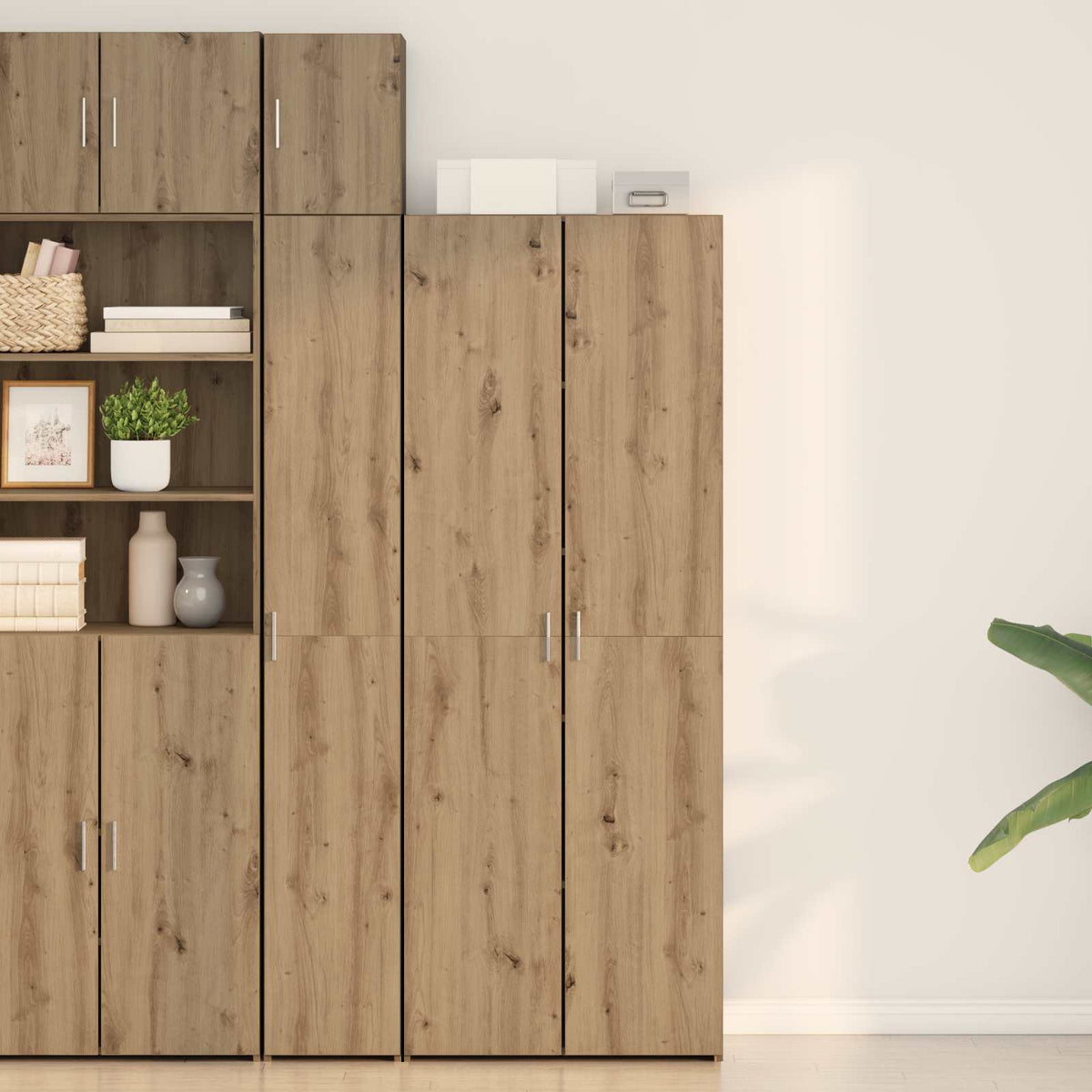 Highboard 2 pcs Artisan Oak 70 x 42,5 x 185 cm
