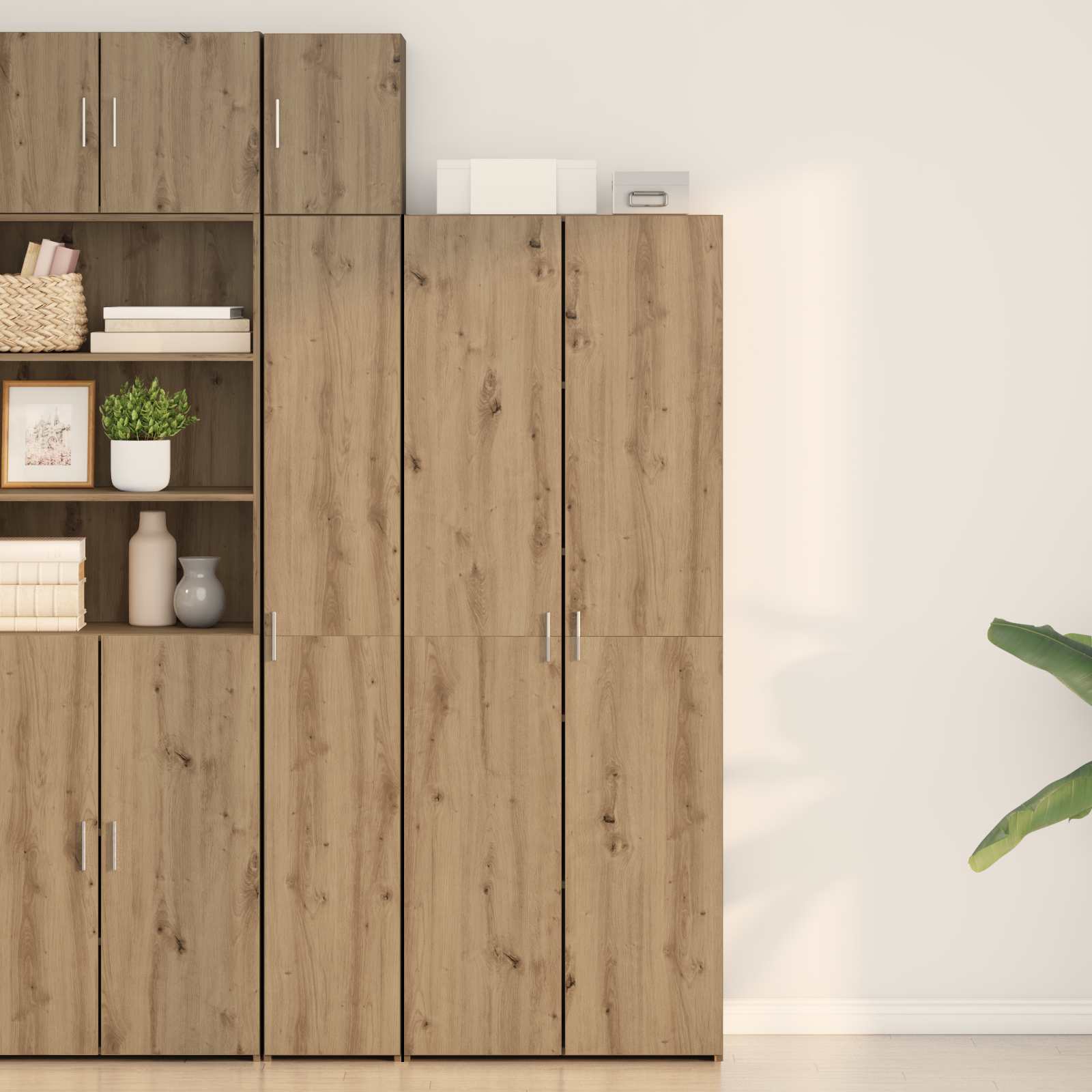 Highboard 2 pcs Artisan Oak 70 x 42,5 x 185 cm