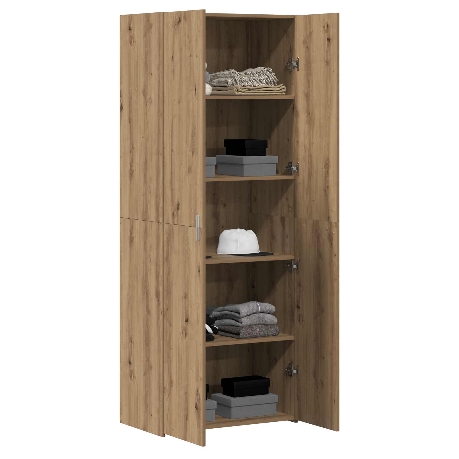 Highboard 2 pcs Artisan Oak 70 x 42,5 x 185 cm