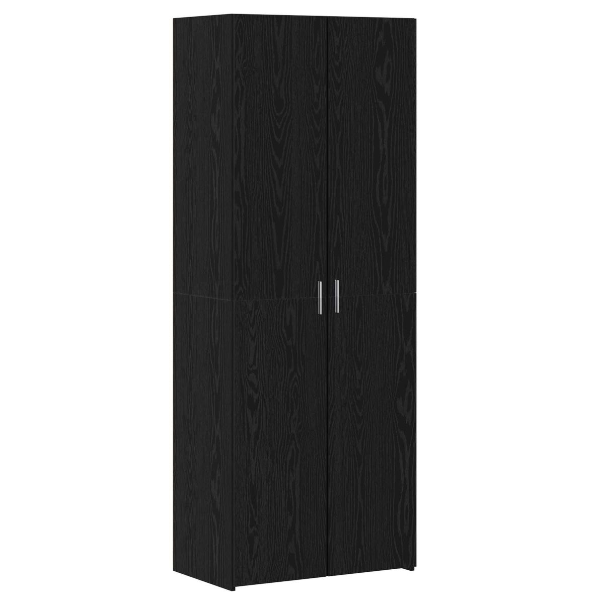 Highboard 2 pcs Black Oak 70 x 42,5 x 185 cm