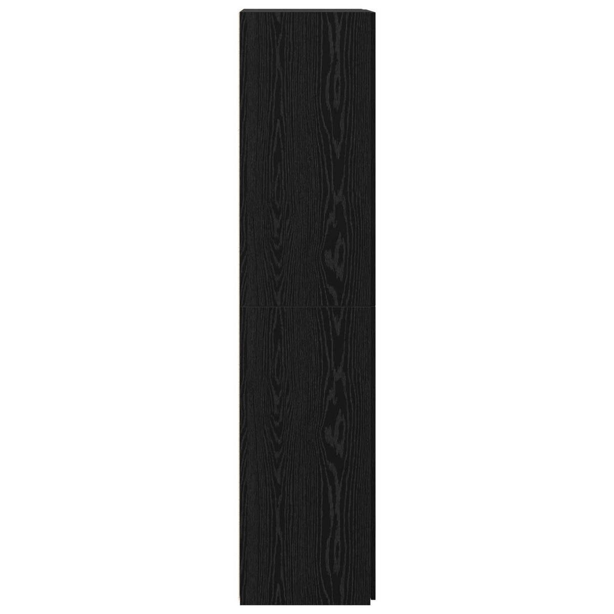 Highboard 2 pcs Black Oak 80 x 42 x 185 cm