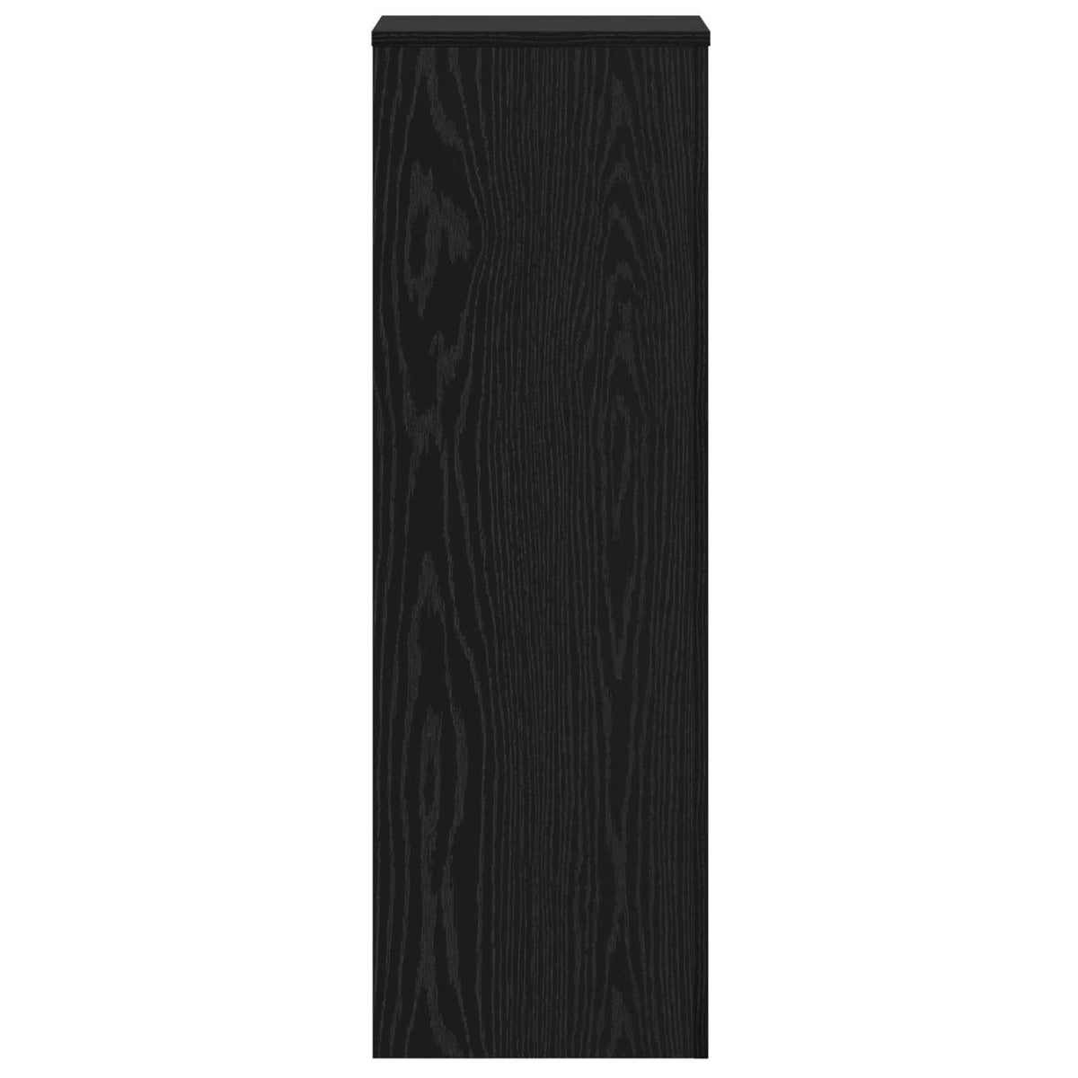 Plant Stand 2 pcs Black Oak 33 x 33 x 100 cm Engineered Wood